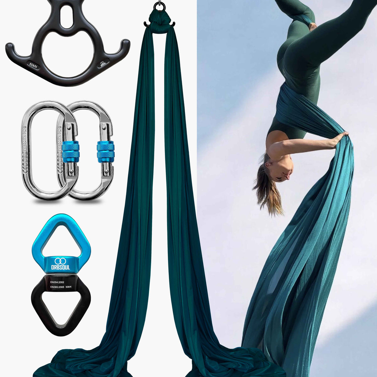 Orbsoul Aurora Journey™ Aerial Silks Set