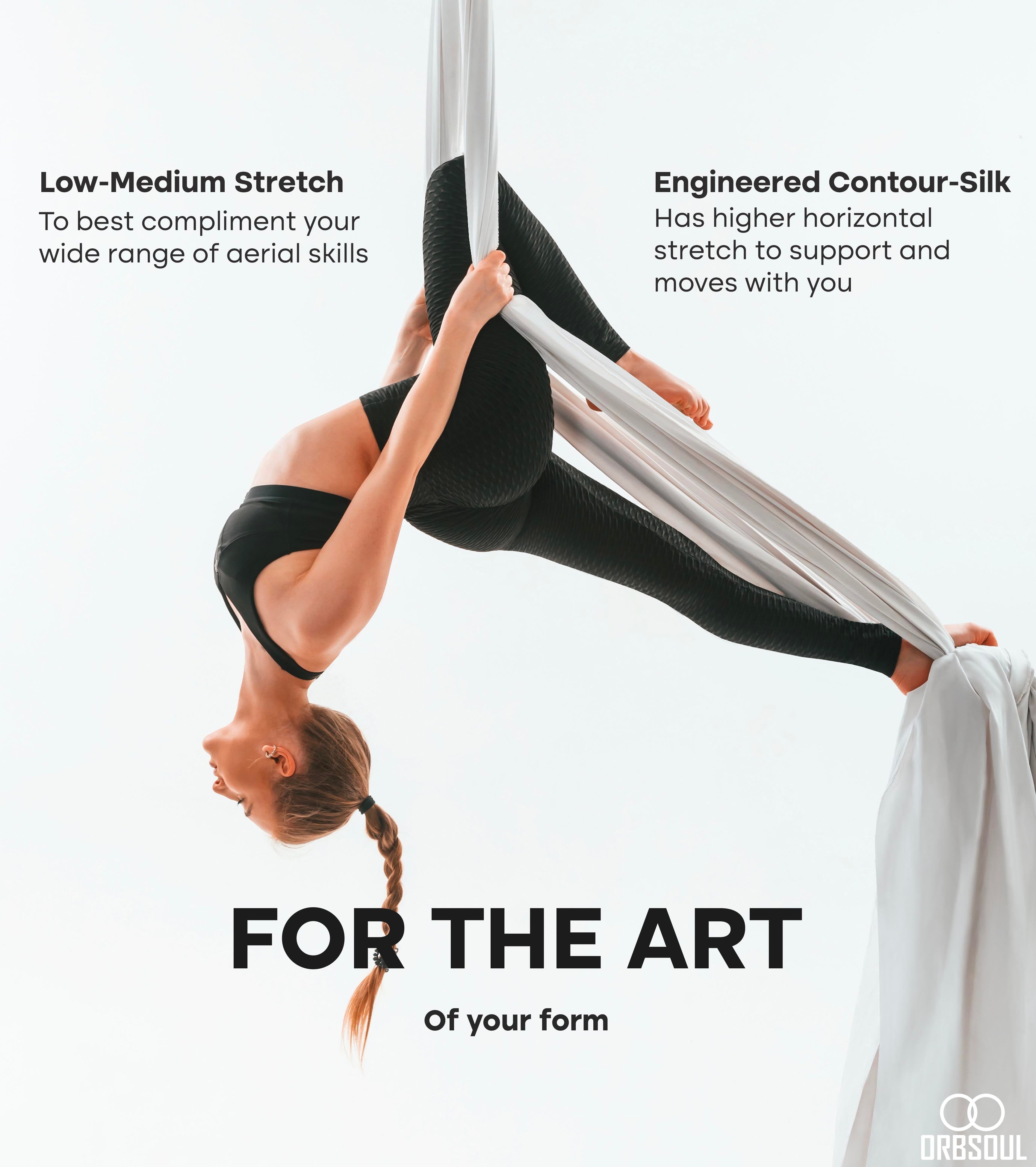 For the art of your form. Low-medium stretch. Engineered Contour-silk