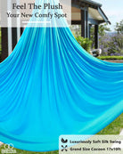 large outstretched yoga hammock