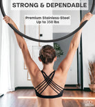 Orbsoul eclipse aerial hoop. Strong and dependable. premium stainless-steel. Holds 350 lbs.